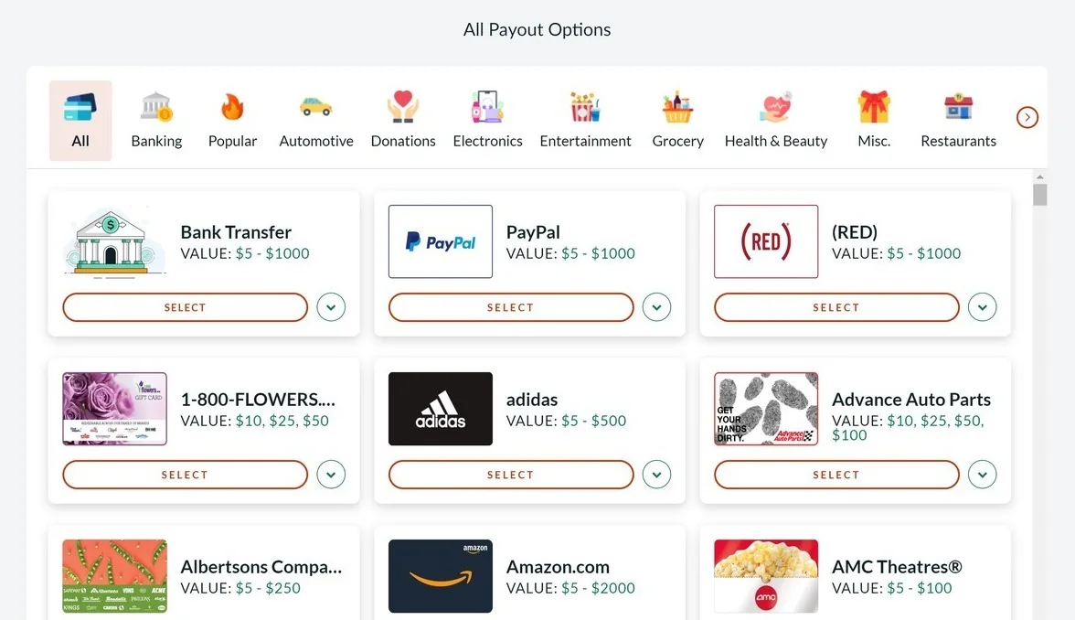 Branded Surveys review screenshot