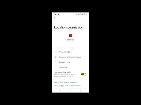 Premise review screenshot